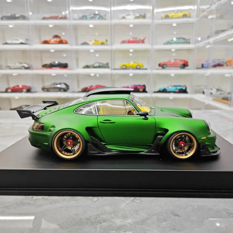 [DreamWalkers] 1:18 Porsche 2020 911 Chevalier D995 Matte Green Model Car Resin