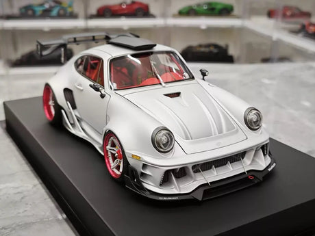 [DreamWalkers] 1:18 Porsche 2020 911 Chevalier D995 Matte Silver Model Car Resin