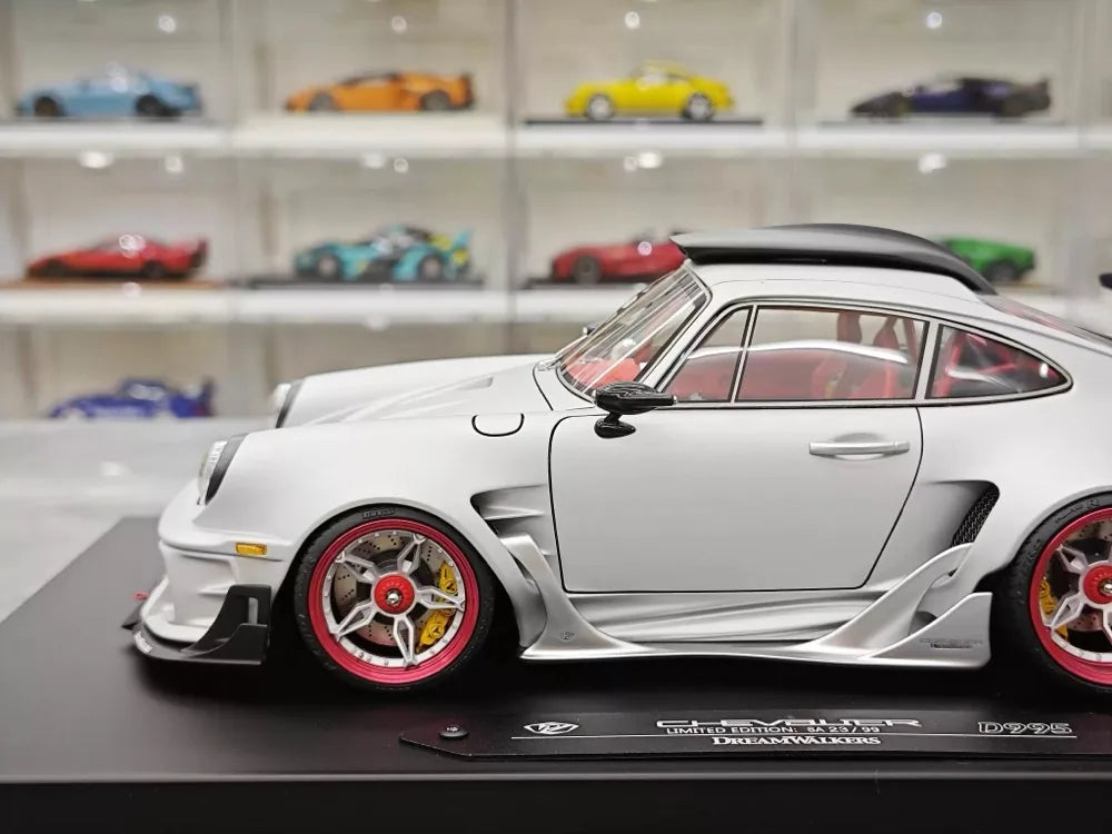 [DreamWalkers] 1:18 Porsche 2020 911 Chevalier D995 Matte Silver Model Car Resin