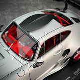 [DreamWalkers] 1:18 Porsche 2020 911 Chevalier D995 Matte Silver Model Car Resin