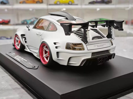 [DreamWalkers] 1:18 Porsche 2020 911 Chevalier D995 Matte Silver Model Car Resin