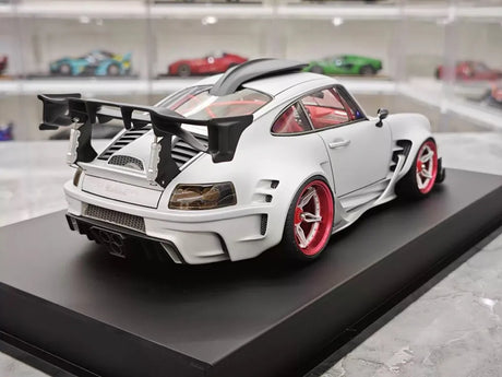 [DreamWalkers] 1:18 Porsche 2020 911 Chevalier D995 Matte Silver Model Car Resin