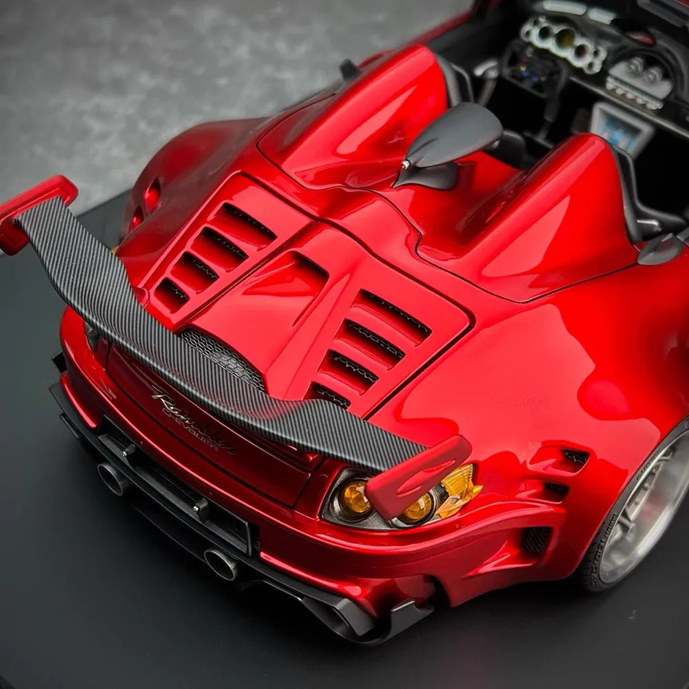 [DreamWalkers] 1:18 Porsche 2020 911 Chevalier D995 Roadster Glossy Red Model Car Resin