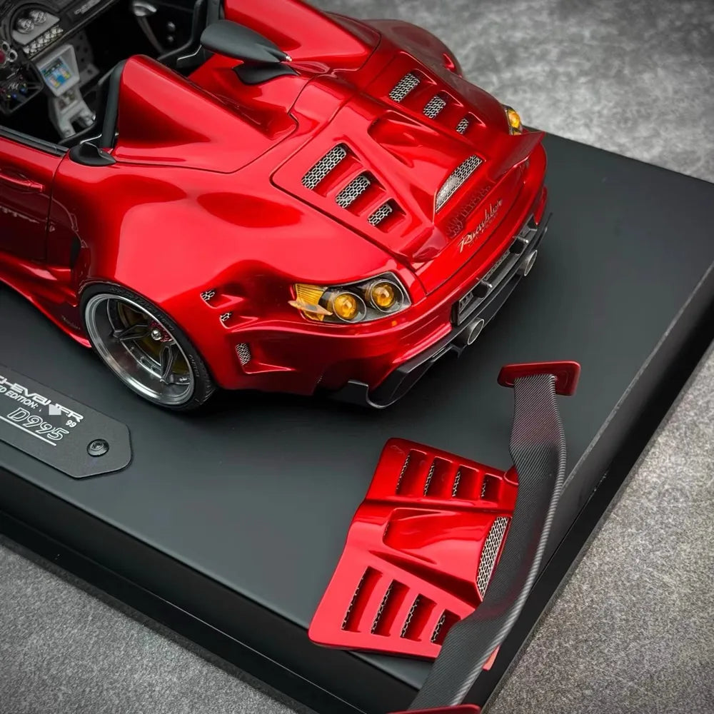 [DreamWalkers] 1:18 Porsche 2020 911 Chevalier D995 Roadster Glossy Red Model Car Resin
