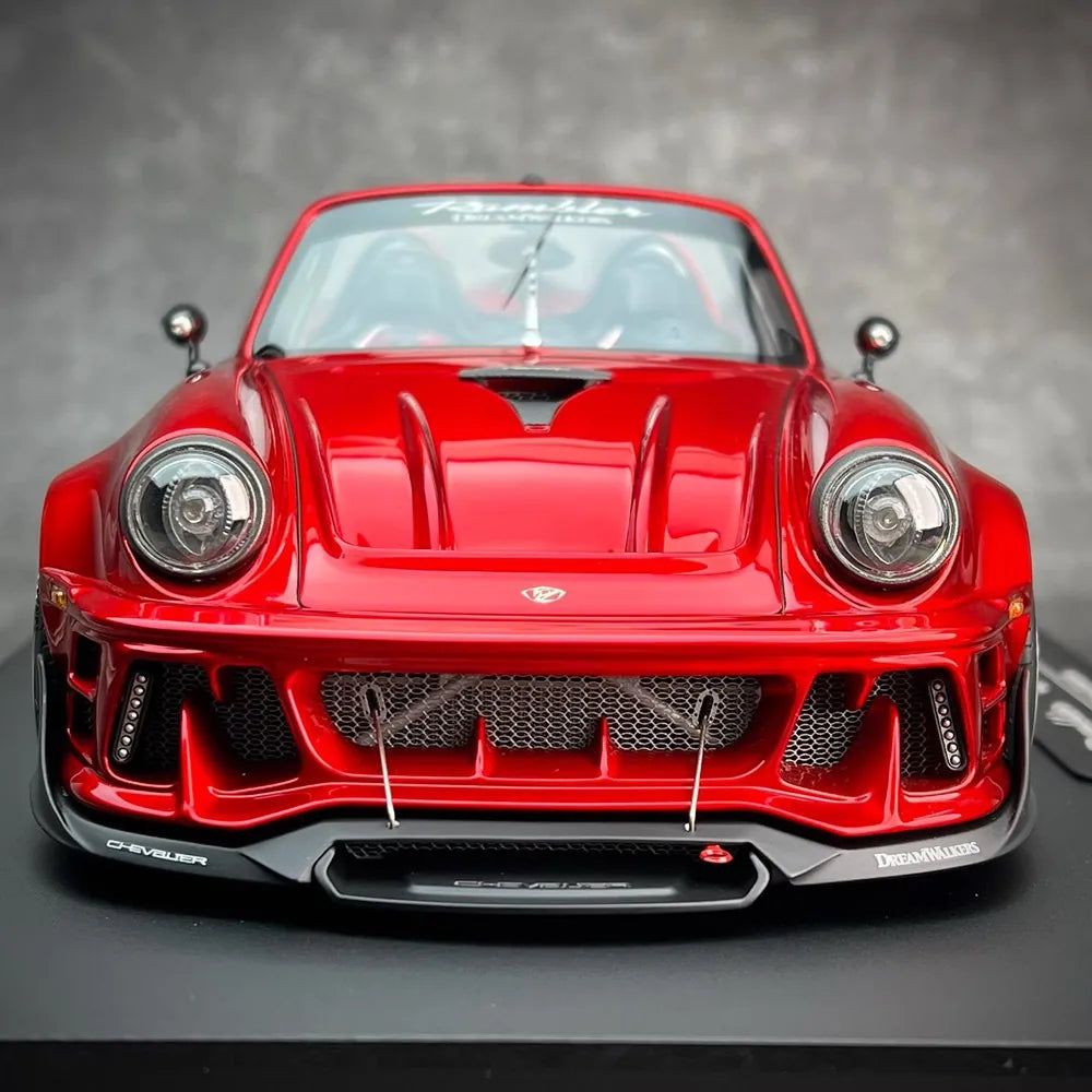 [DreamWalkers] 1:18 Porsche 2020 911 Chevalier D995 Roadster Glossy Red Model Car Resin