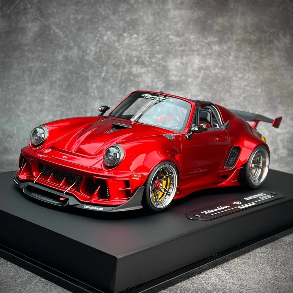 [DreamWalkers] 1:18 Porsche 2020 911 Chevalier D995 Roadster Glossy Red Model Car Resin