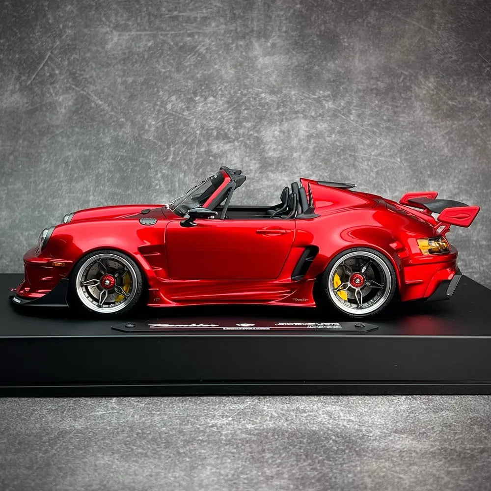 [DreamWalkers] 1:18 Porsche 2020 911 Chevalier D995 Roadster Glossy Red Model Car Resin