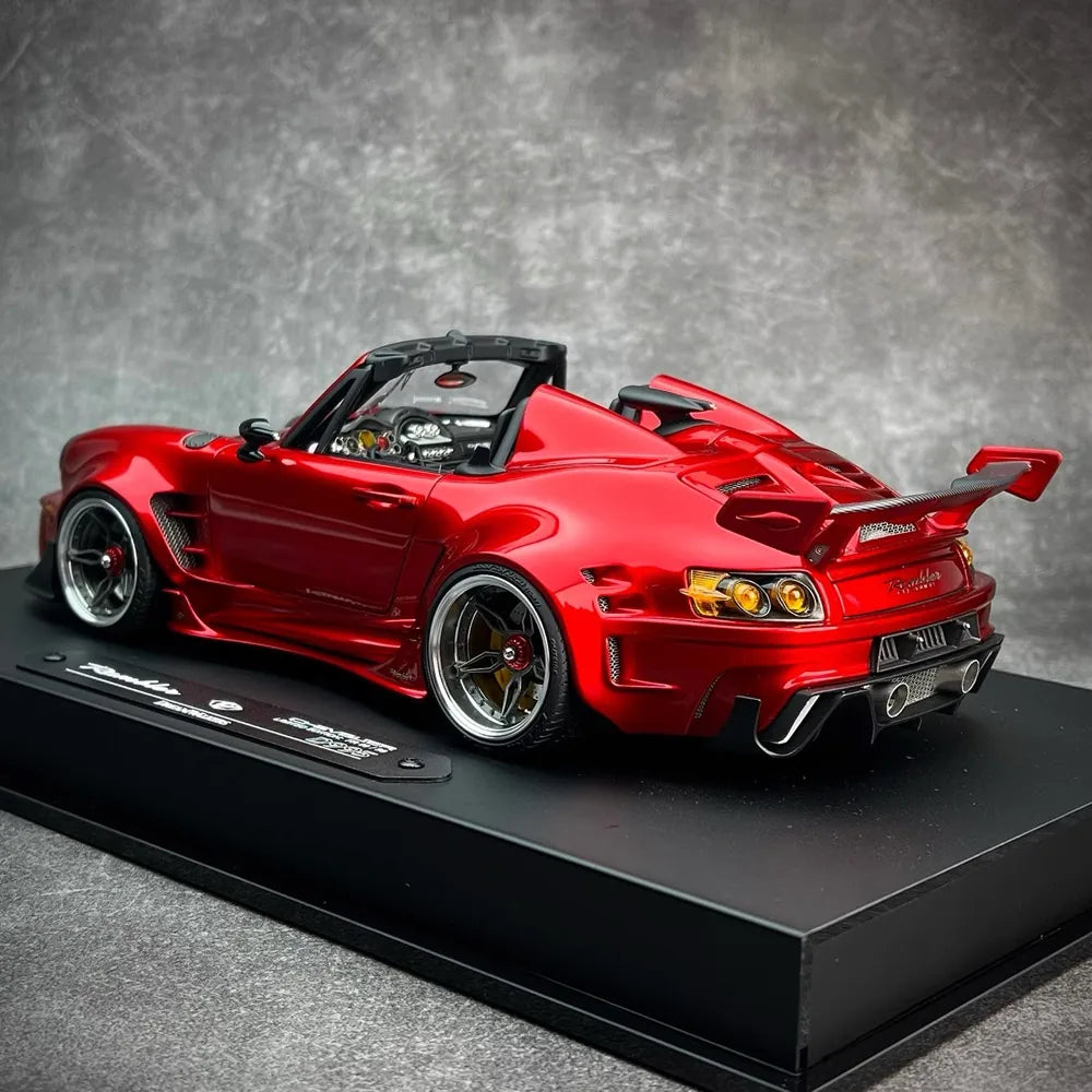 [DreamWalkers] 1:18 Porsche 2020 911 Chevalier D995 Roadster Glossy Red Model Car Resin