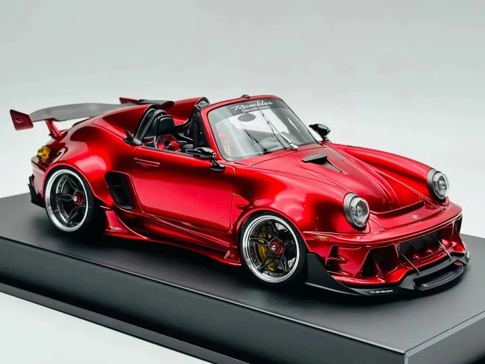 [DreamWalkers] 1:18 Porsche 2020 911 Chevalier D995 Roadster Glossy Red Model Car Resin