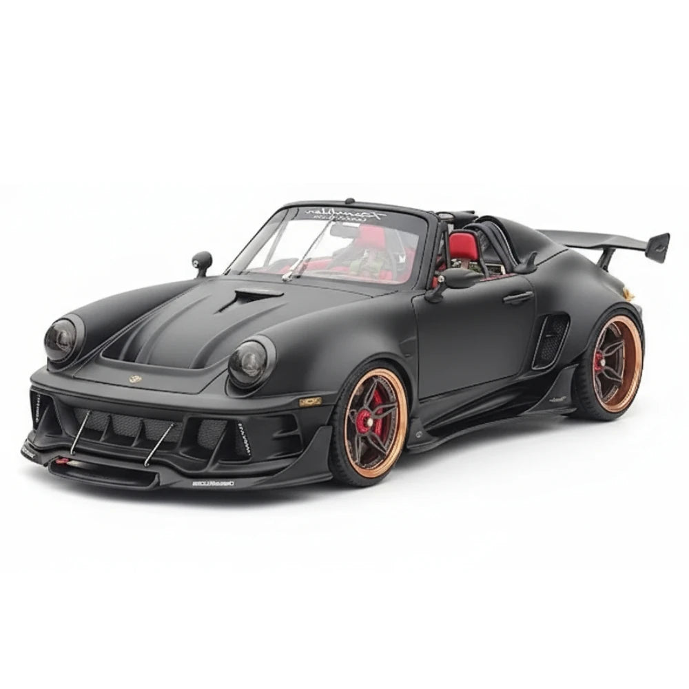 [DreamWalkers] 1:18 Porsche 2020 911 Chevalier D995 Roadster mat noir voiture miniature Resin