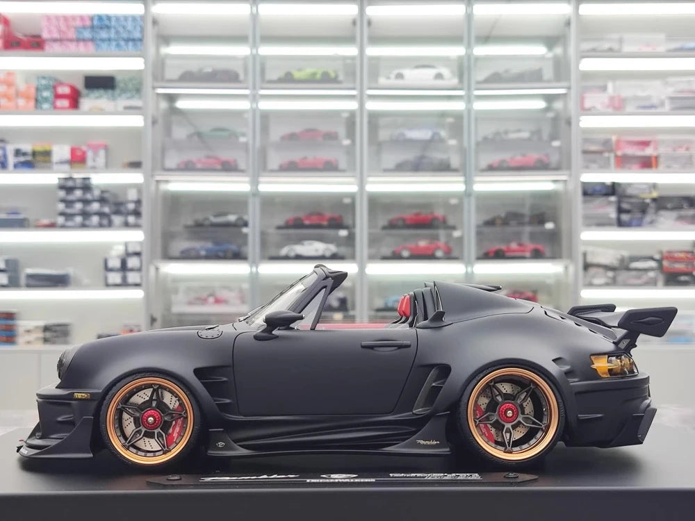 [DreamWalkers] 1:18 Porsche 2020 911 Chevalier D995 Roadster mat noir voiture miniature Resin