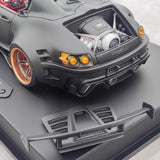 [DreamWalkers] 1:18 Porsche 2020 911 Chevalier D995 Roadster matt svart modellbil harts