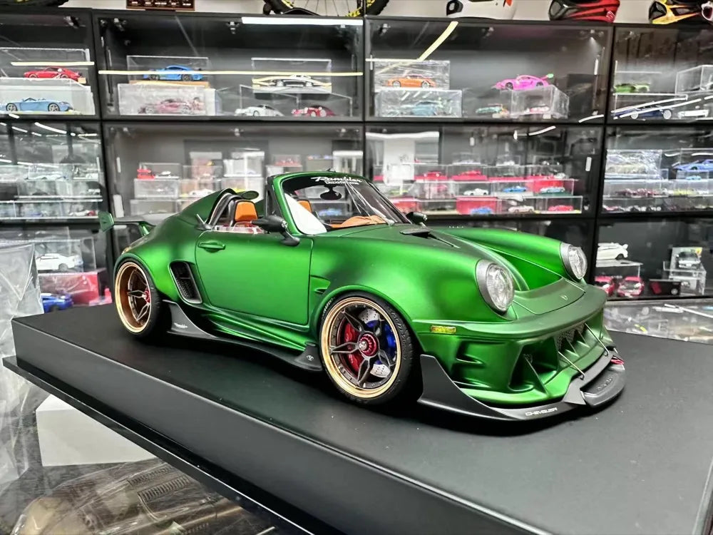 [DreamWalkers] 1:18 Porsche 2020 911 Chevalier D995 Roadster マット グリーン モデルカー レジン