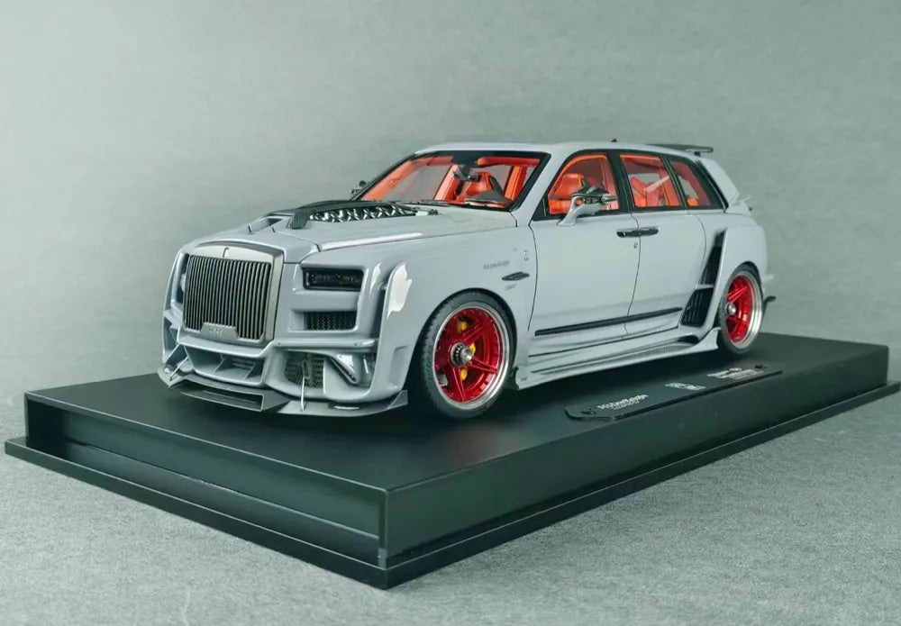 [DreamWalkers] 1:18 Rolls-Royce 2018 Cullinan Widebody グロスy グレー モデルカー レジン