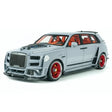 [DreamWalkers] 1:18 Rolls-Royce 2018 Cullinan Widebody グロスy ブルー & シルバー モデルカー レジン