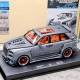 [DreamWalkers] 1:18 Rolls-Royce 2018 Cullinan Widebody Glossy Gray & Black Model Car Resin