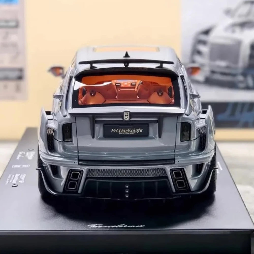 [DreamWalkers] 1:18 Rolls-Royce 2018 Cullinan Widebody Glossy Gray & Black Model Car Resin