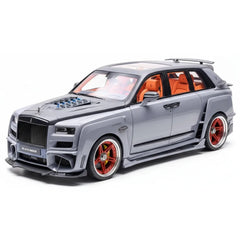 [DreamWalkers] 1:18 Rolls-Royce 2018 Cullinan Widebody Glossy grigio & nero modellino di auto resina