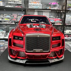 [DreamWalkers] 1:18 Rolls-Royce 2018 Cullinan Widebody Glossy Red Model Car Resin