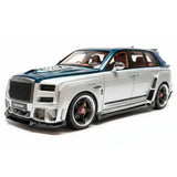 [DreamWalkers] 1:18 Rolls-Royce 2018 Cullinan Widebody Glossy Blue & Silver Model Car Resin