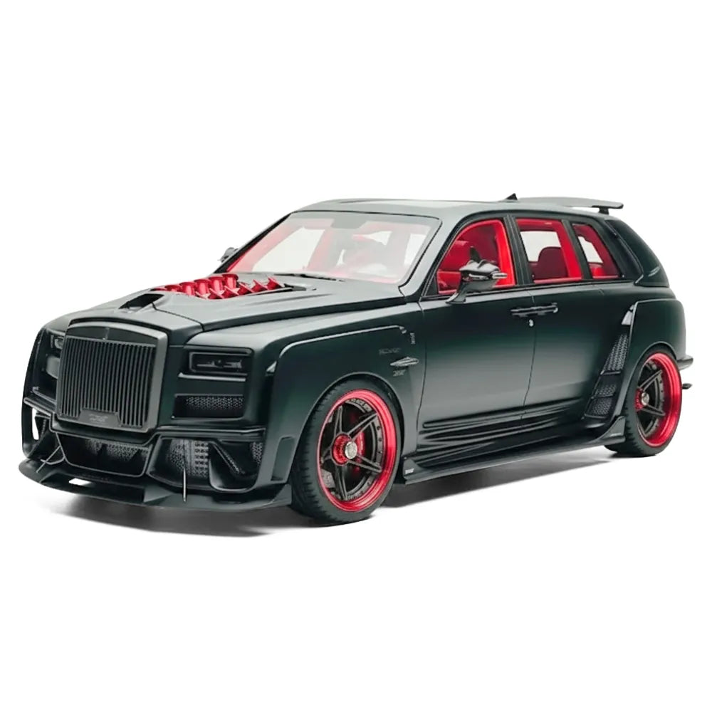 [DreamWalkers] 1:18 Rolls-Royce 2018 Cullinan Widebody Glossy Blue & Silver Model Car Resin
