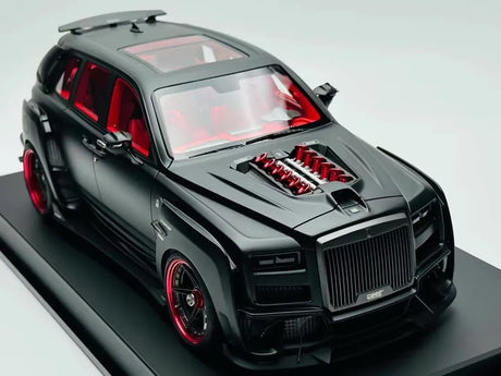 [DreamWalkers] 1:18 Rolls-Royce 2018 Cullinan Widebody Matte Black Model Car Resin