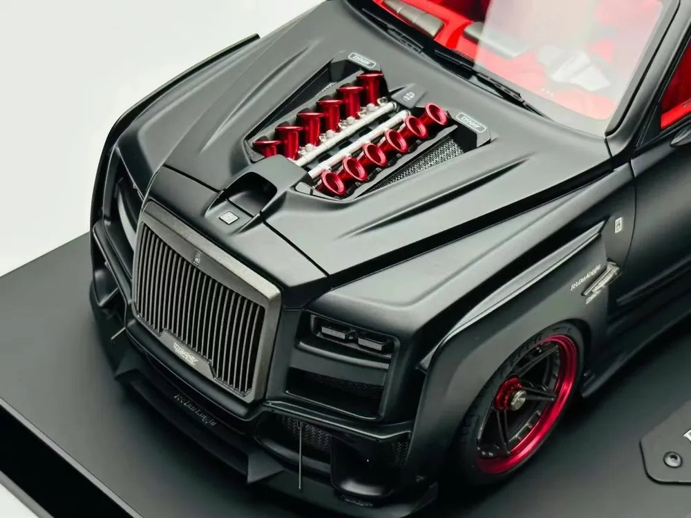 [DreamWalkers] 1:18 Rolls-Royce 2018 Cullinan Widebody Matte Black Model Car Resin