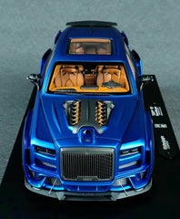 [DreamWalkers] 1:18 Rolls-Royce 2018 Cullinan Widebody Matte Blue Model Car Resin