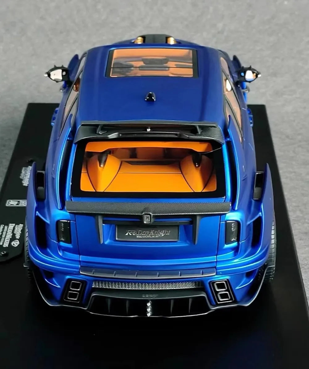 [DreamWalkers] 1:18 Rolls-Royce 2018 Cullinan Widebody Matte Blue Model Car Resin