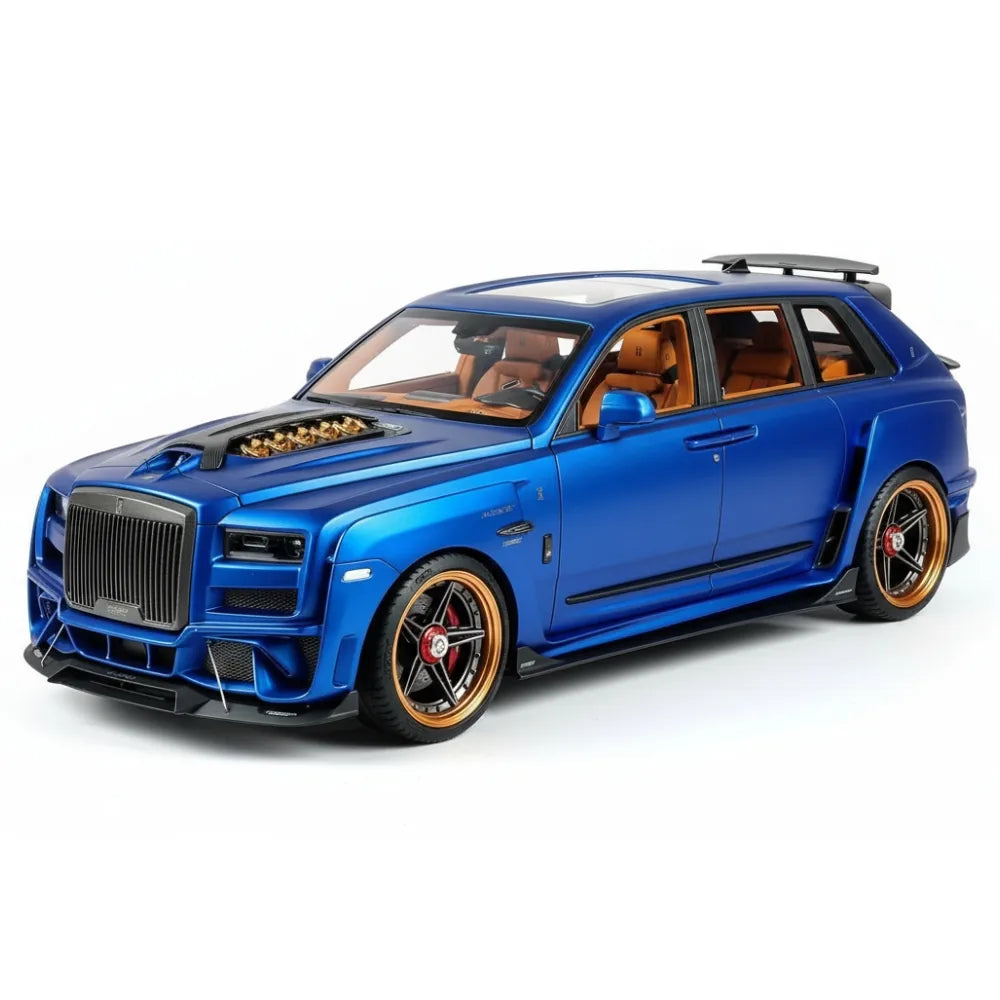 [DreamWalkers] 1:18 Rolls-Royce 2018 Cullinan Widebody Matte Black Model Car Resin