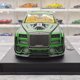 [DreamWalkers] 1:18 Rolls-Royce 2018 Cullinan Widebody Matte Green Model Car Resin