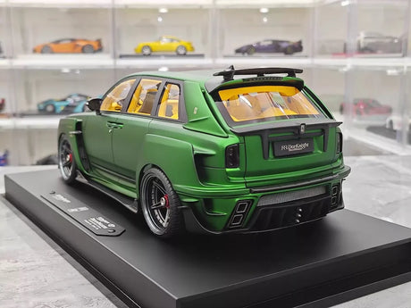 [DreamWalkers] 1:18 Rolls-Royce 2018 Cullinan Widebody Matte Green Model Car Resin