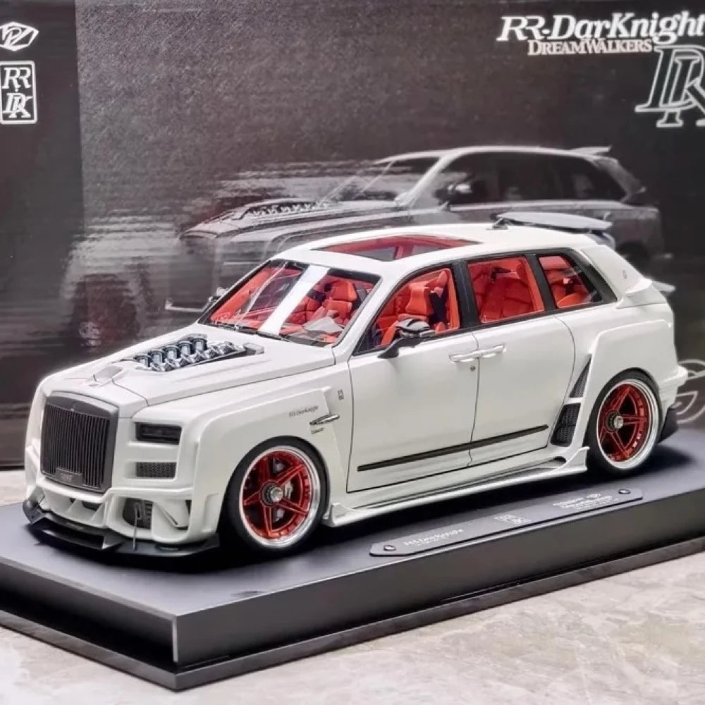 [DreamWalkers] 1:18 Rolls-Royce 2018 Cullinan Widebody Matte White Model Car Resin