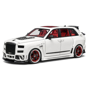 [DreamWalkers] 1:18 Rolls-Royce 2018 Cullinan Widebody matt vit modellbil harts