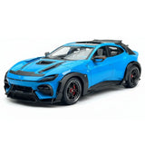 [DreamWalkers] 1:18 Ferrari 2024 Purosangue Mansory Glossy Blue Model Car Resin