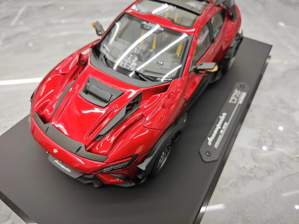 [DreamWalkers] 1:18 Ferrari 2024 Purosangue Mansory Glossy Red Model Car Resin