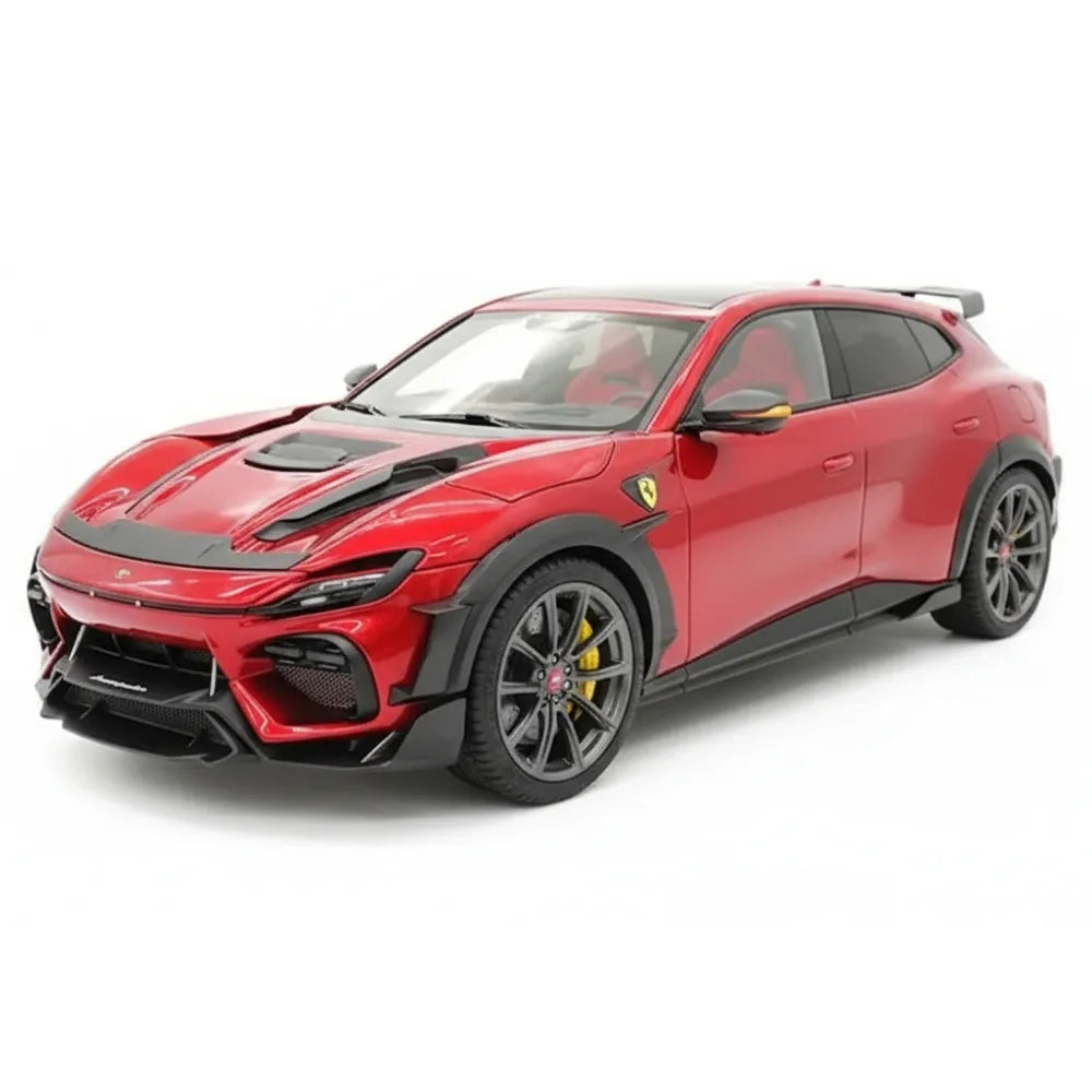 [DreamWalkers] 1:18 Ferrari 2024 Purosangue Mansory Glossy rosso modellino di auto resina