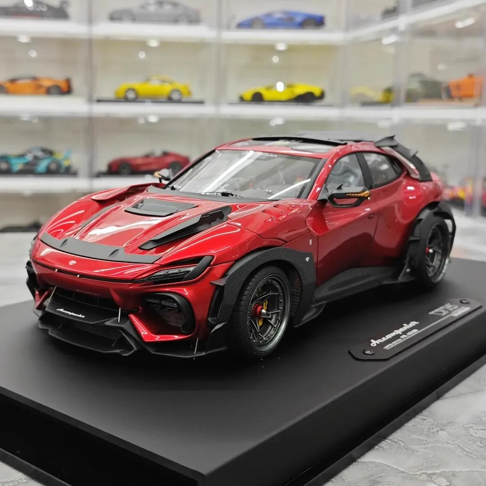 [DreamWalkers] 1:18 Ferrari 2024 Purosangue Mansory Glossy Red Model Car Resin