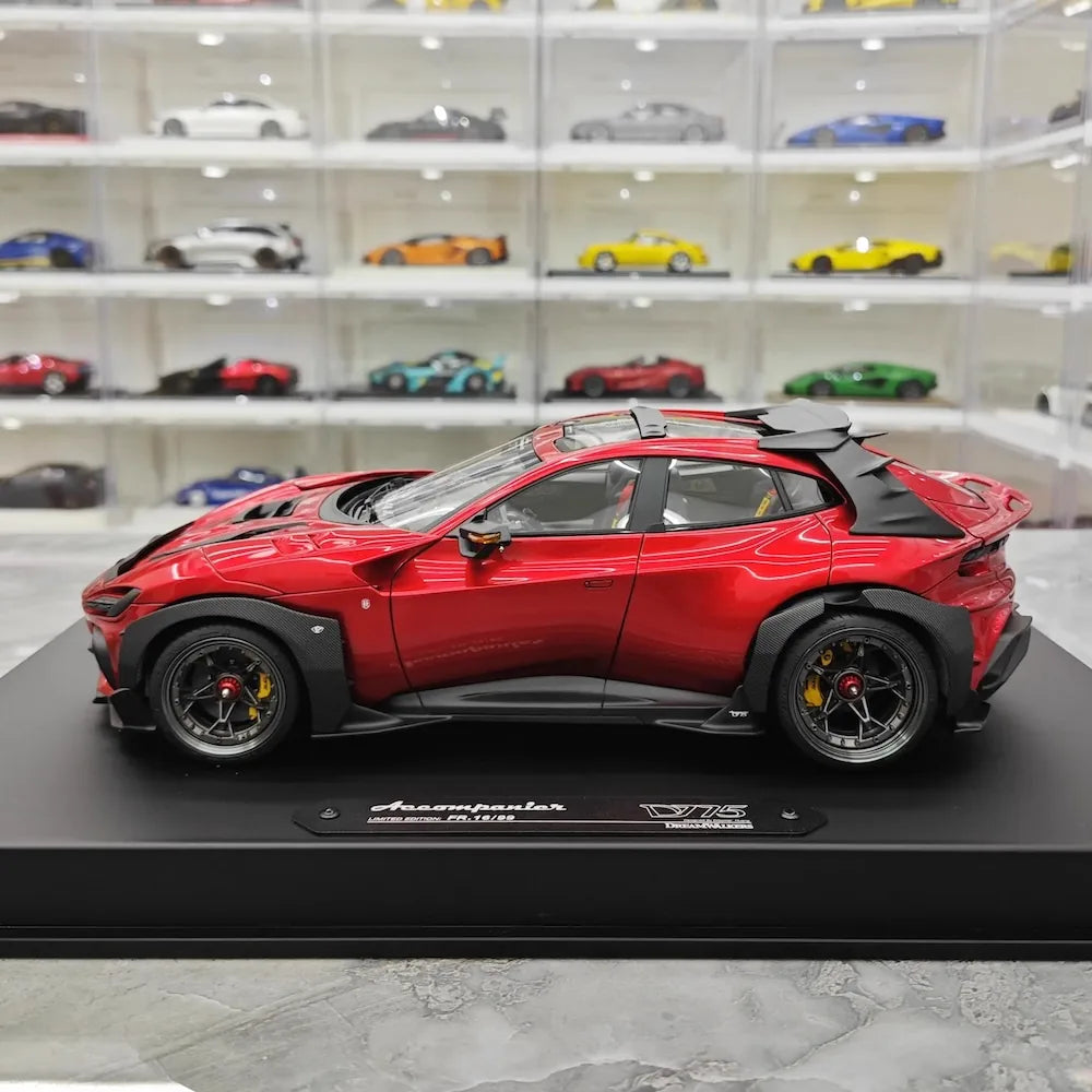 [DreamWalkers] 1:18 Ferrari 2024 Purosangue Mansory Glossy Red Model Car Resin