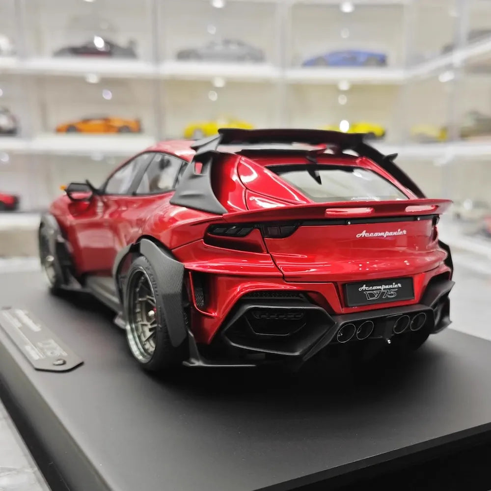 [DreamWalkers] 1:18 Ferrari 2024 Purosangue Mansory Glossy Red Model Car Resin