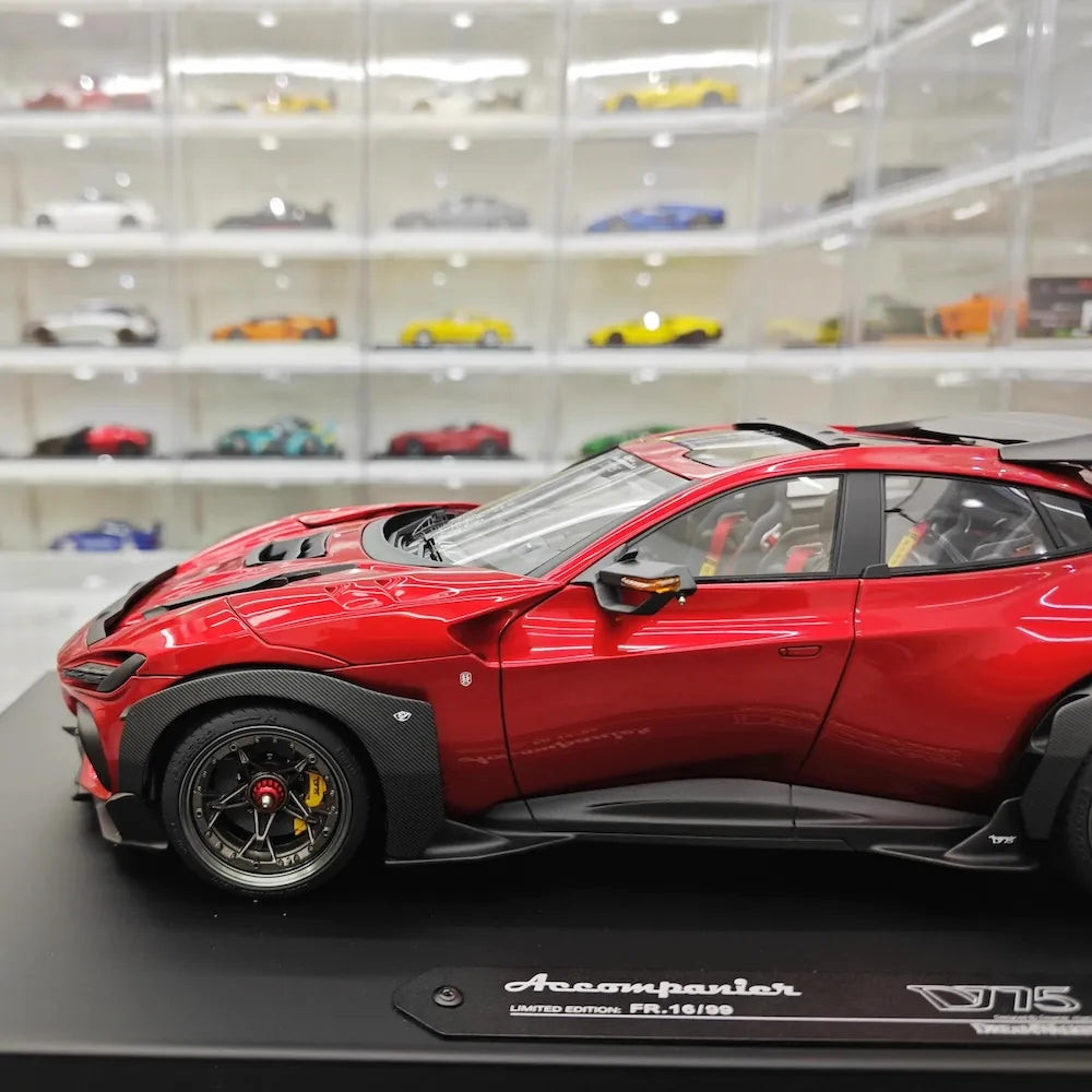 [DreamWalkers] 1:18 Ferrari 2024 Purosangue Mansory Glossy Red Model Car Resin