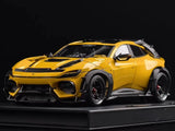 [DreamWalkers] 1:18 Ferrari 2024 Purosangue Mansory グロスy イエロー モデルカー レジン