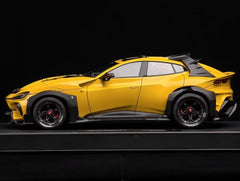 [DreamWalkers] 1:18 Ferrari 2024 Purosangue Mansory Glossy Yellow Model Car Resin