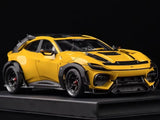 [DreamWalkers] 1:18 Ferrari 2024 Purosangue Mansory グロスy イエロー モデルカー レジン