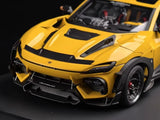 [DreamWalkers] 1:18 Ferrari 2024 Purosangue Mansory グロスy イエロー モデルカー レジン