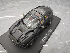 [DreamWalkers] 1:18 Ferrari 2024 Purosangue Mansory opaco nero modellino di auto resina