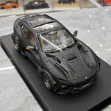 [DreamWalkers] 1:18 Ferrari 2024 Purosangue Mansory mat zwart modelauto Hars