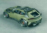 [DreamWalkers] 1:18 Ferrari 2024 Purosangue Mansory Matte Green Model Car Resin