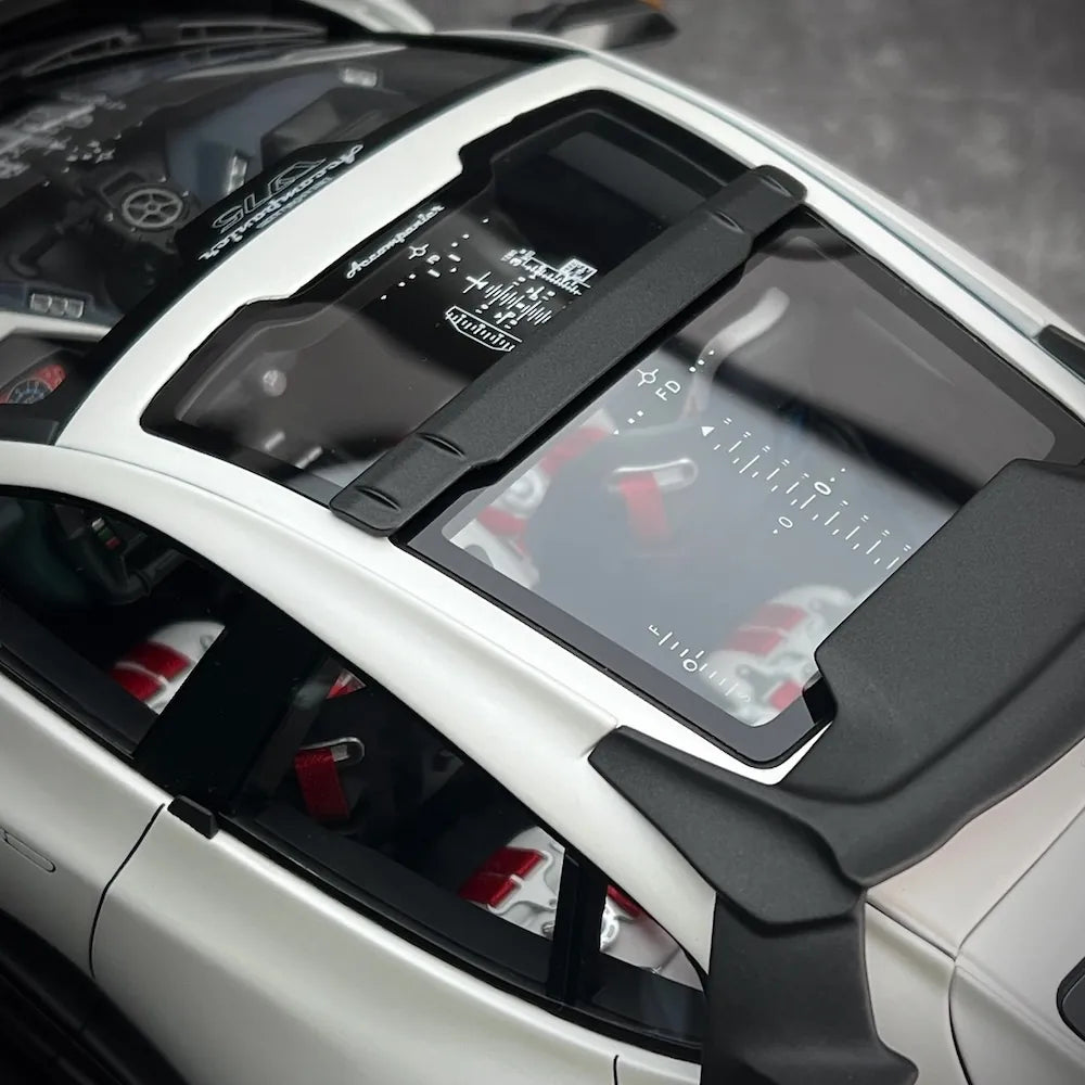 [DreamWalkers] 1:18 Ferrari 2024 Purosangue Mansory Matte White Model Car Resin