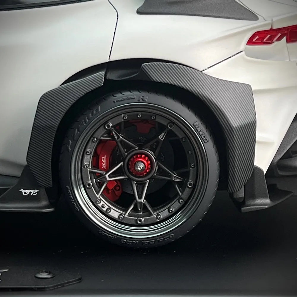 [DreamWalkers] 1:18 Ferrari 2024 Purosangue Mansory Matte White Model Car Resin